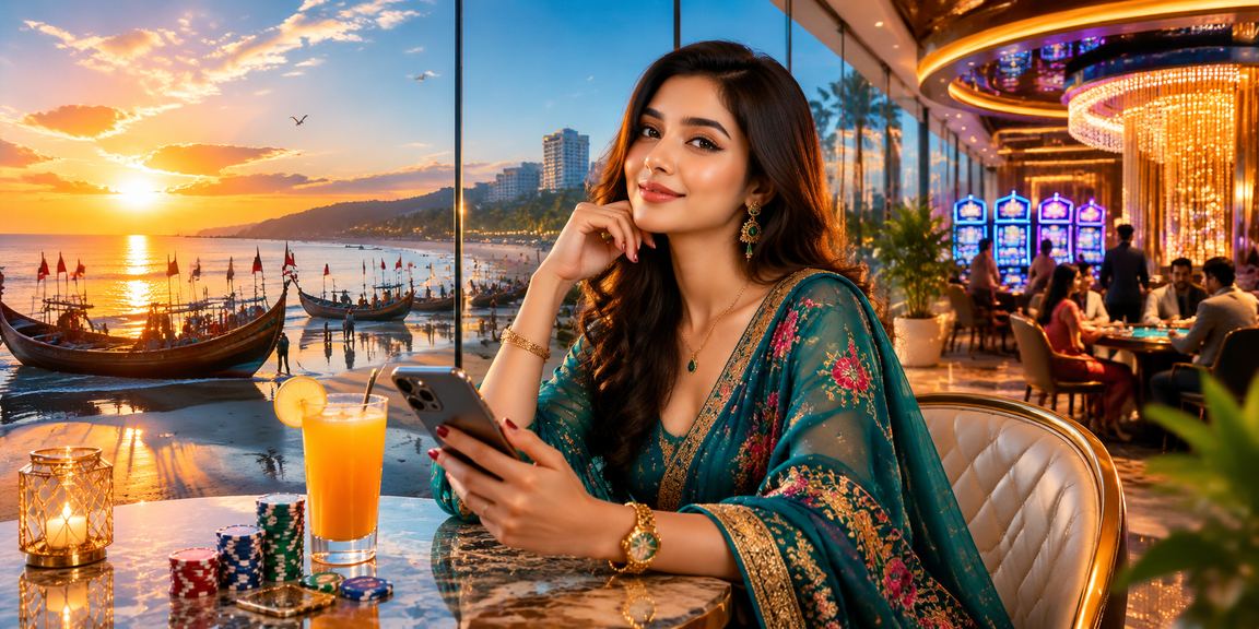 কক্সবাজার সামুদ্রিক সৈকতে মোবাইল ক্যাসিনো অ্যাপ ব্যবহার